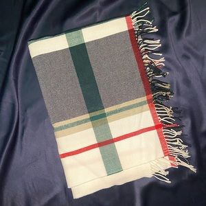 J. Crew plaid blanket scarf
